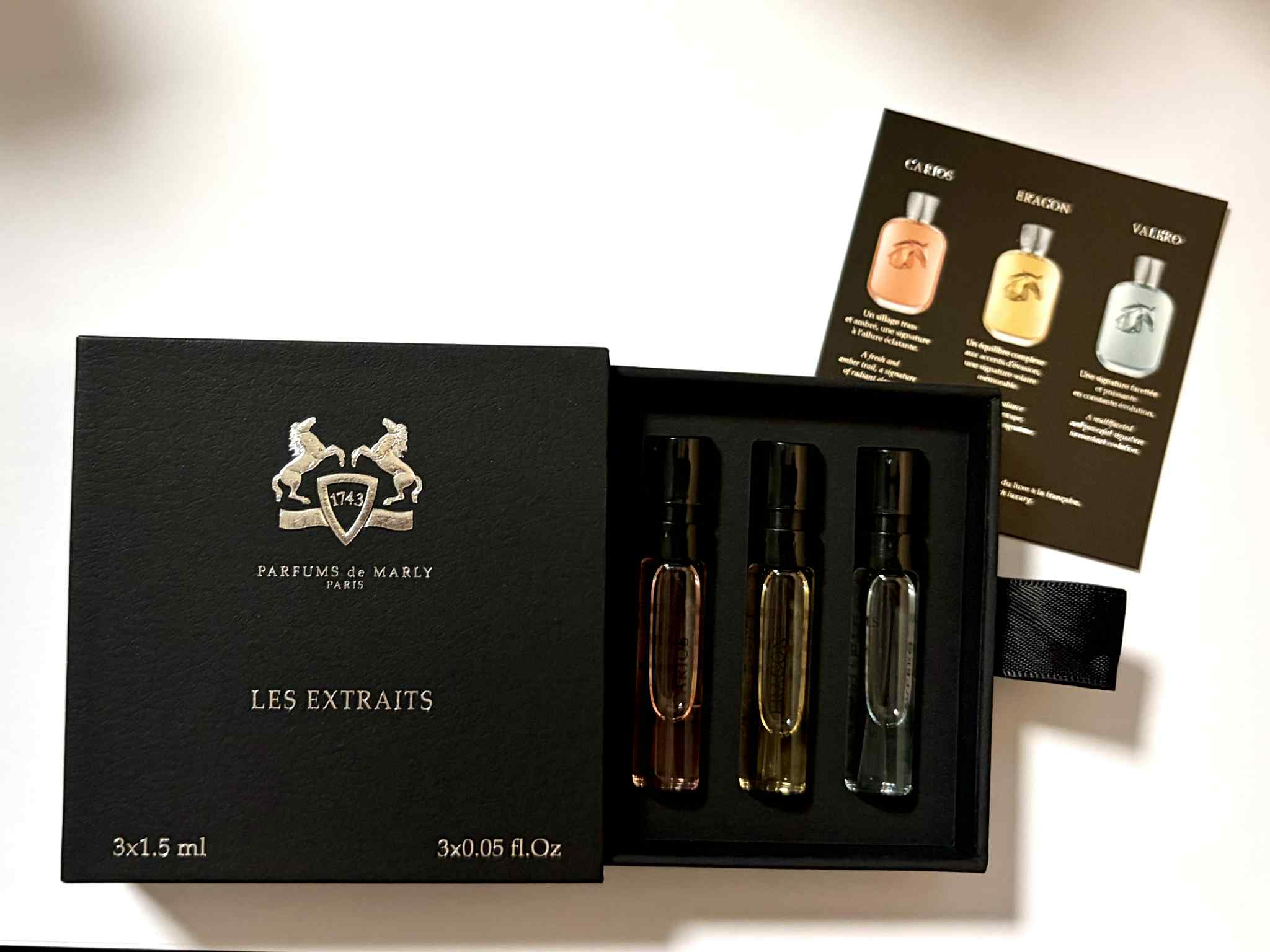 Parfum de Marly Les Extraits samples