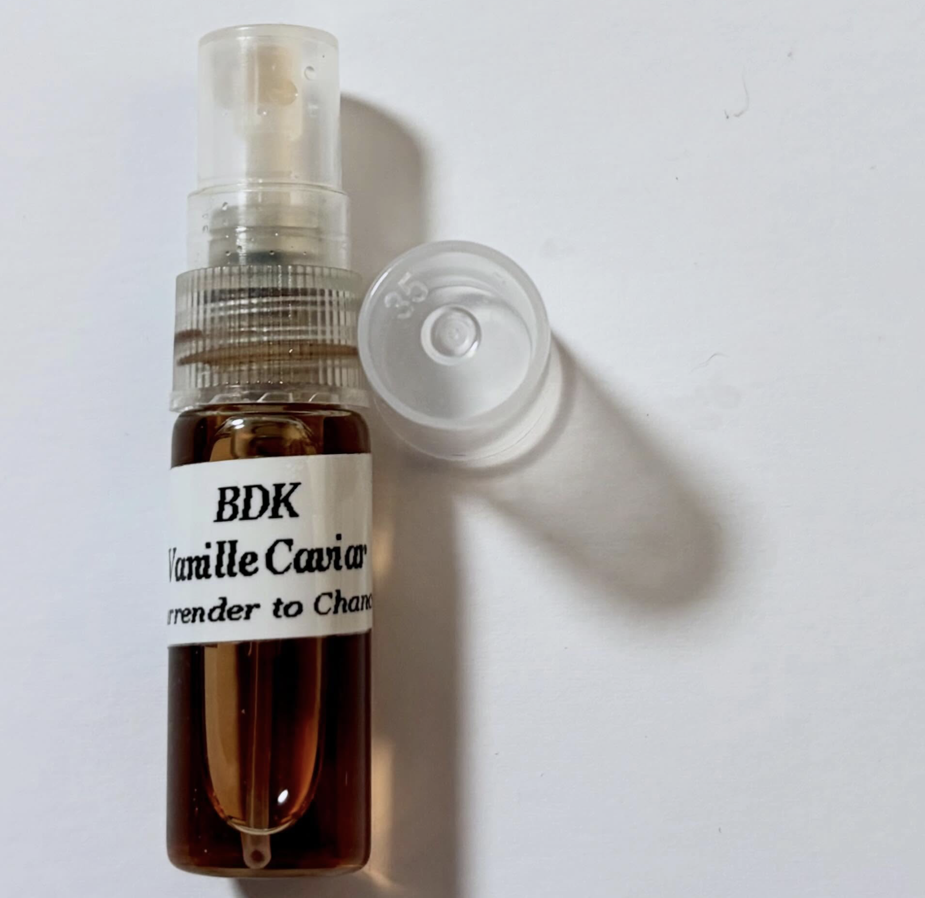 BDK Parfums Paris Vanille Caviar from Surrender To Chance decant Scent Diary