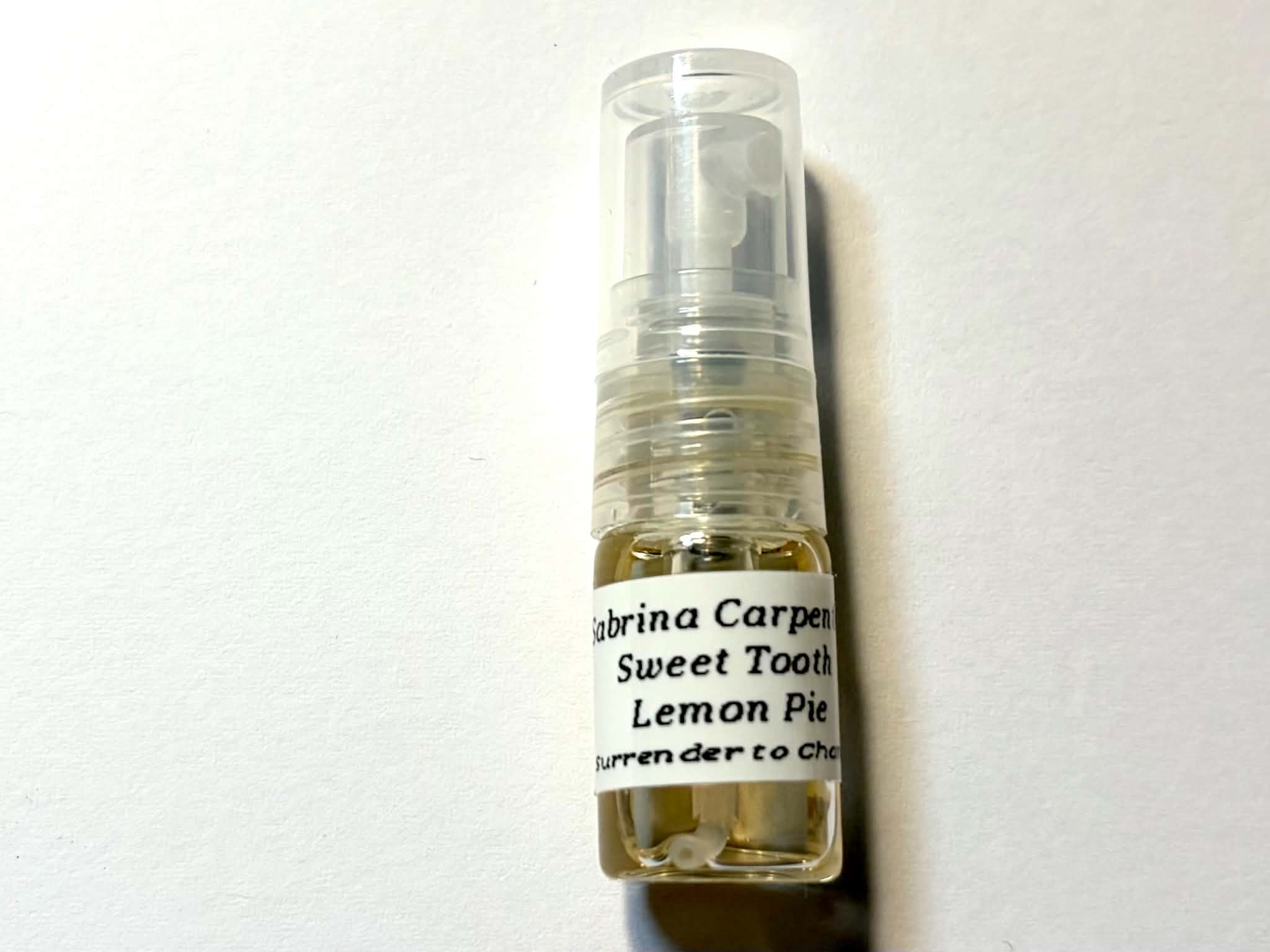 Sabrina carpenter sweet Tooth Lemon Pie STC decant Aug26 Scent Diary