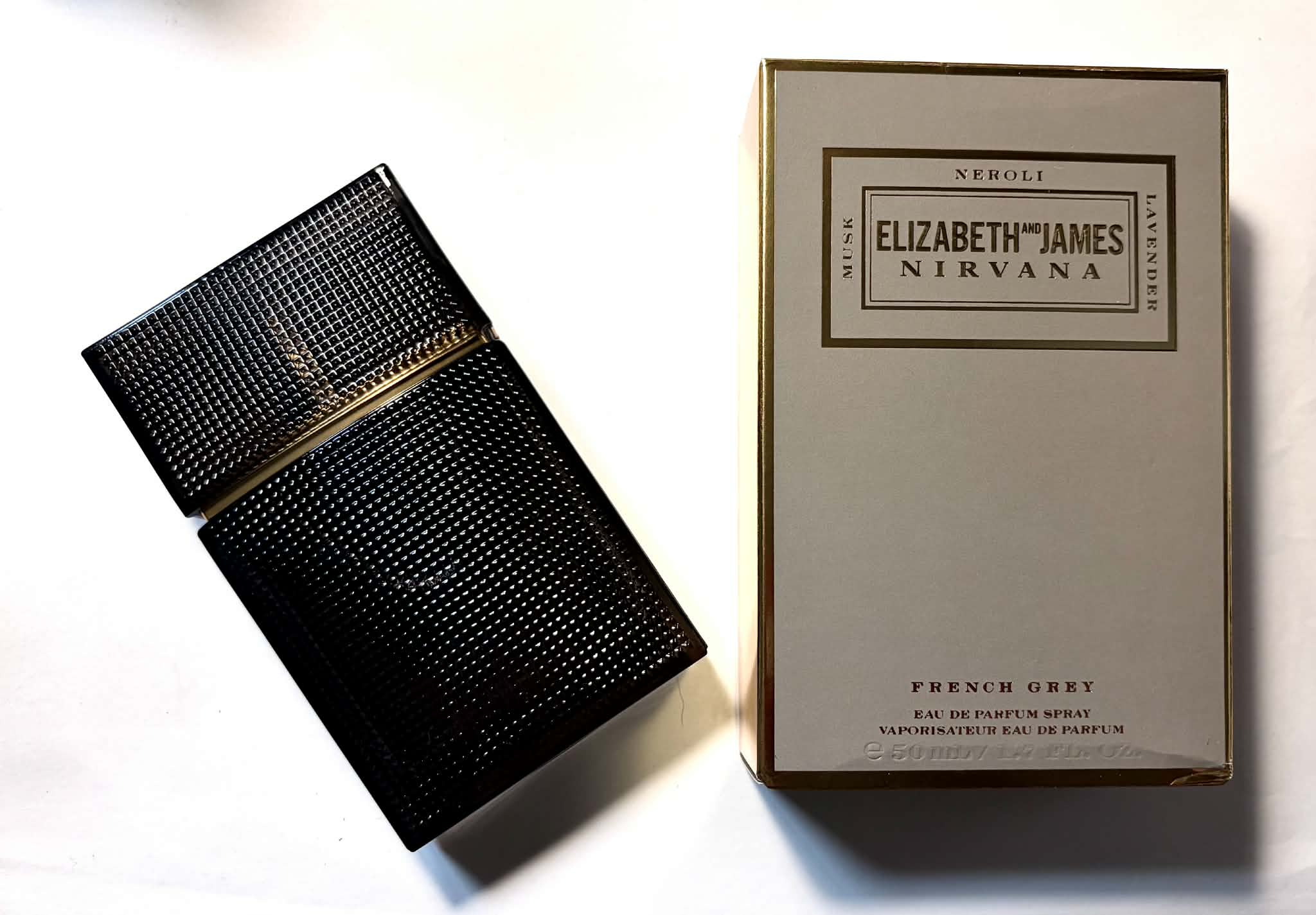 Nirvana French Grey Elizabeth and James Scent Diary